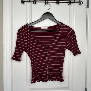 Zumiez Social Gypsy 3 Quarter Sleeve Top Medium